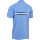 Callaway Heather Chest Stripe Polo Shirt - Magnetic Heather