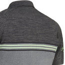 Callaway Heather Chest Stripe Polo Shirt - Caviar Heather