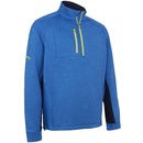 Callaway Heather Eco Stripe Fleece - Mazarine Blue Heather
