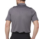Callaway Heathered Jacquard Polo Shirt - Black Heather