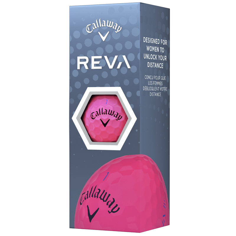 Callaway Ladies Reva Golf Balls - Pink - 12 Pack