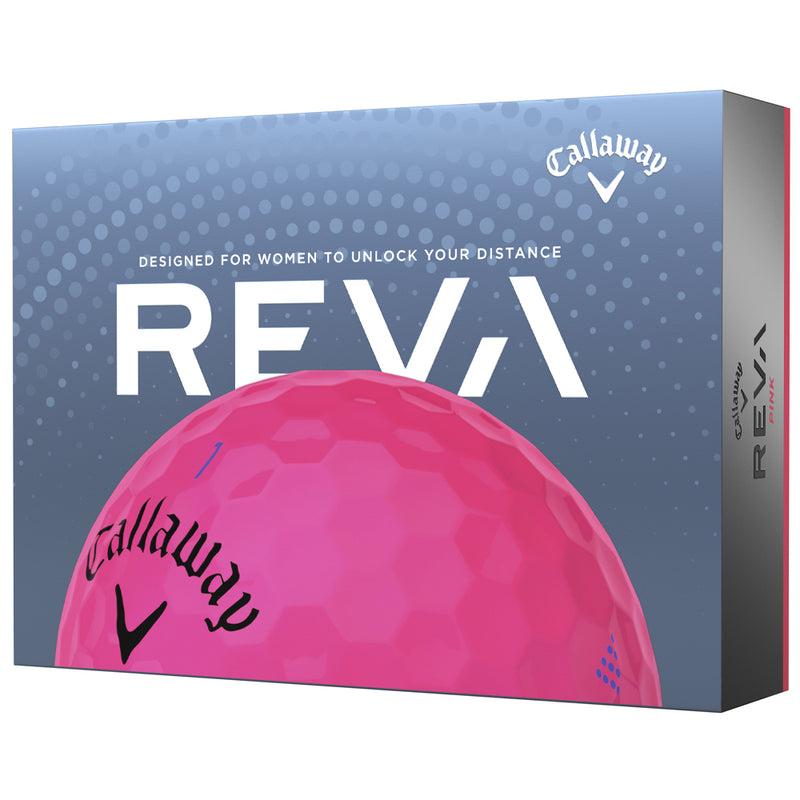 Callaway Ladies Reva Golf Balls - Pink - 12 Pack