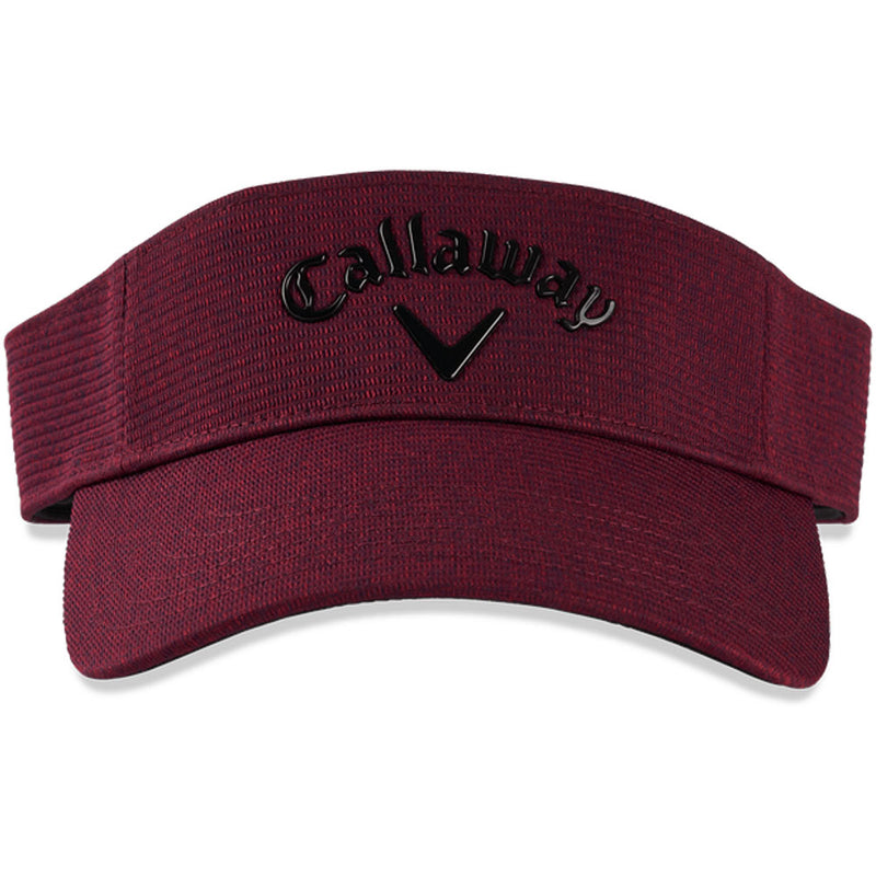 Callaway Liquid Metal Visor Cap - Red Heather/Black