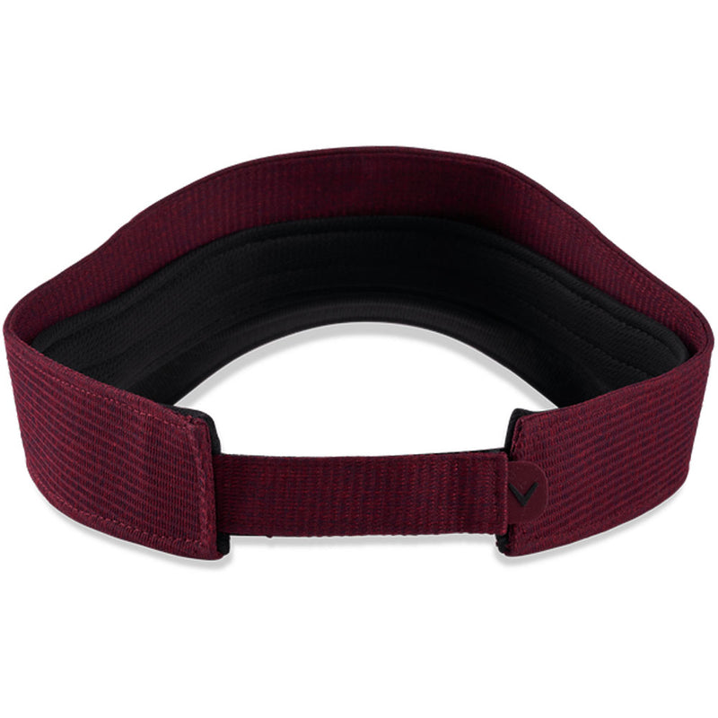 Callaway Liquid Metal Visor Cap - Red Heather/Black