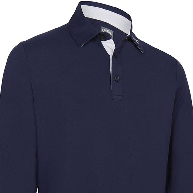 Callaway Long Sleeve Performance Polo Shirt - Peacoat