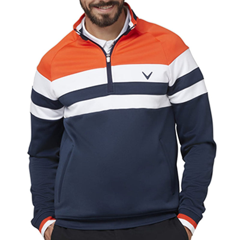 Callaway LS Street Blocked Jacket - Navy Blazer