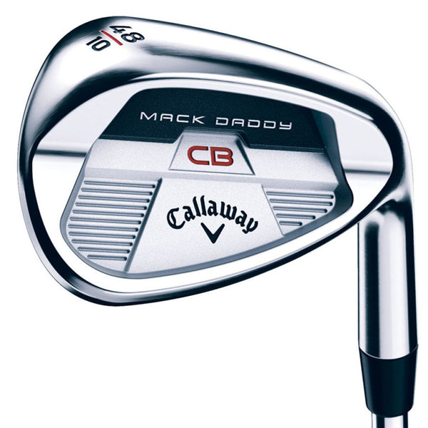 Callaway Mack Daddy CB Brushed Chrome Golf Wedge - Steel