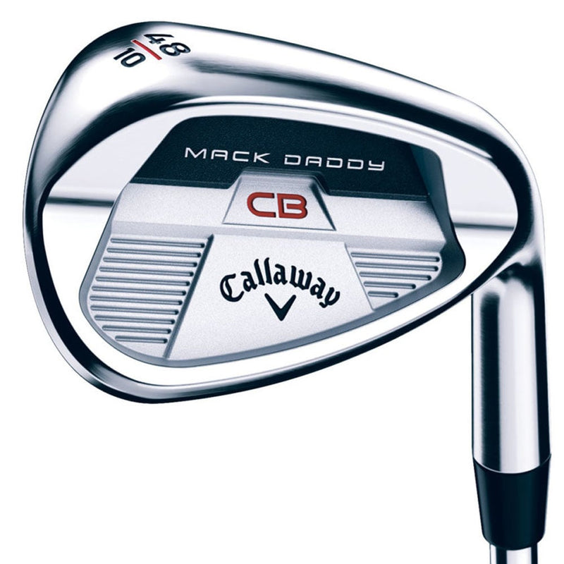 Callaway Mack Daddy CB Brushed Chrome Golf Wedge - Steel