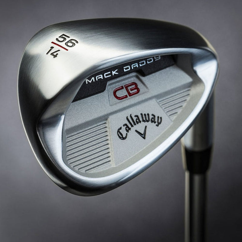 Callaway Mack Daddy CB Brushed Chrome Golf Wedge - Steel