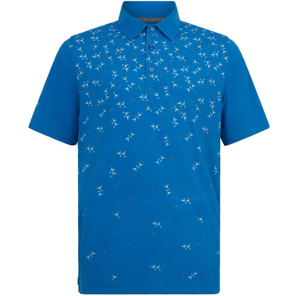 Callaway Martini Print Polo Shirt - Lapis Blue