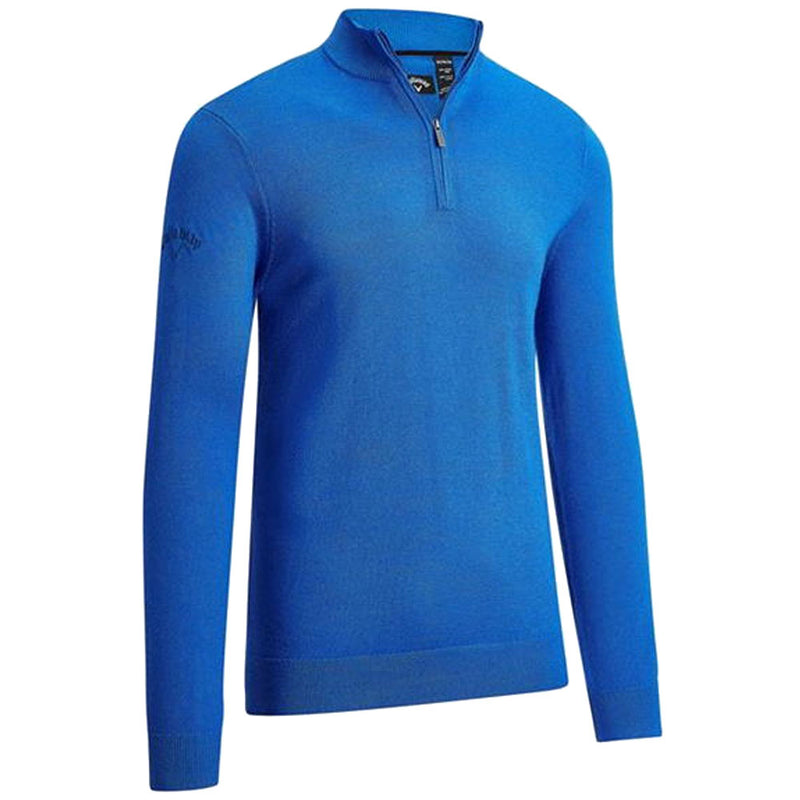 Callaway Merino Wool 1/4 Zip Pullover - Surfing Blue
