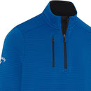 Callaway Midweight Textured 1/4 Zip Pullover - Lapis Blue