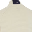 Callaway Midweight Textured 1/4 Zip Pullover - Oatmeal