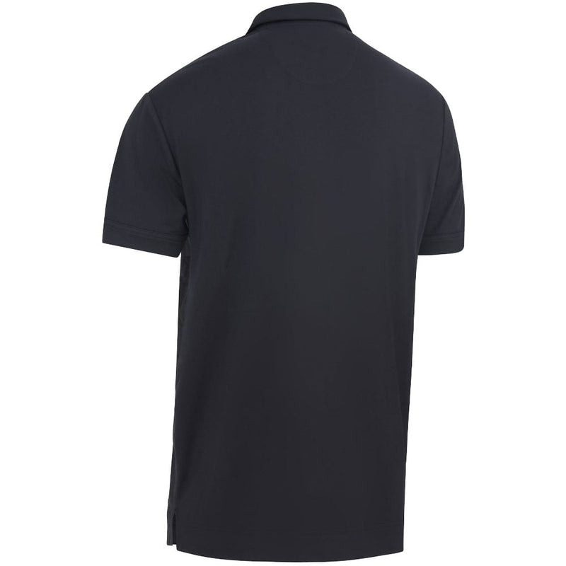 Callaway Multi-Colour Glitched Print Polo Shirt - Caviar