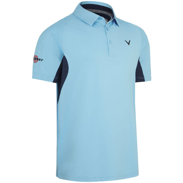 Callaway Odyssey Blocked Polo Shirt Blue Grotto