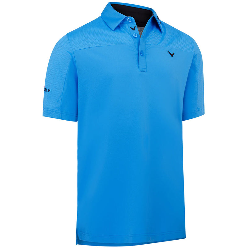 Callaway Odyssey Ventilated Block Polo Shirt - Malibu Blue