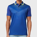 Callaway Ombre Chev Print Polo Shirt - Clematis Blue