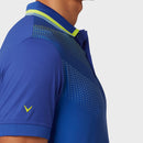 Callaway Ombre Chev Print Polo Shirt - Clematis Blue