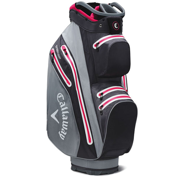 Callaway ORG 14 Hyper Dry Cart Bag - Charcoal/Silver/Pink