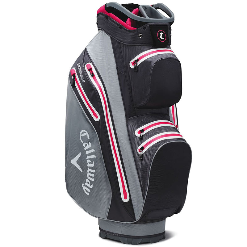 Callaway ORG 14 Hyper Dry Cart Bag - Charcoal/Silver/Pink