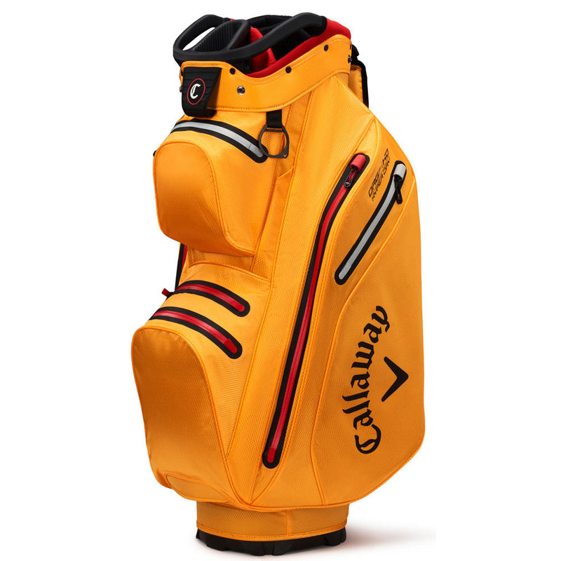 Callaway ORG 14 Hyper Dry Waterproof Cart Bag - Gold/Fire Red