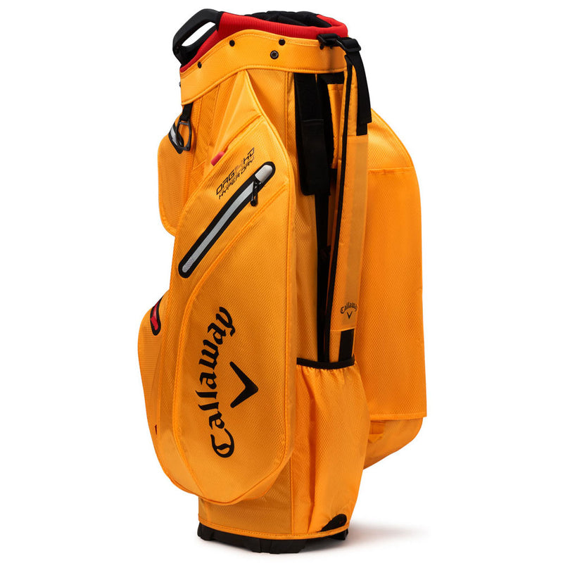Callaway ORG 14 Hyper Dry Waterproof Cart Bag - Gold/Fire Red