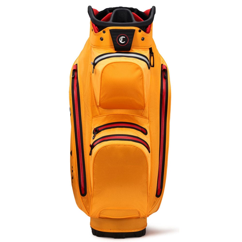 Callaway ORG 14 Hyper Dry Waterproof Cart Bag - Gold/Fire Red