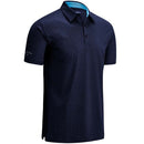 Callaway All Over Chev Print Polo - Peacoat