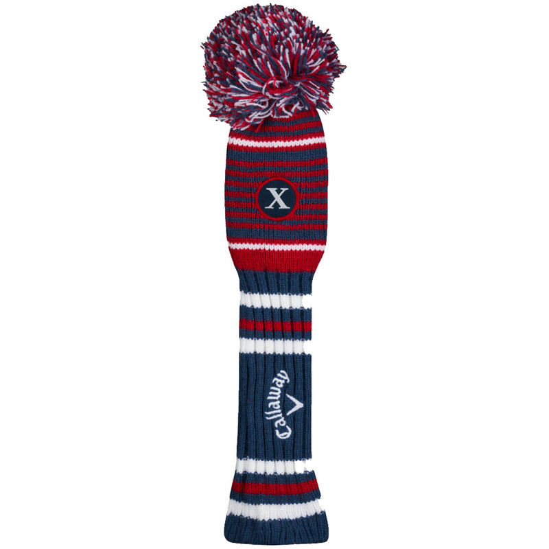 Callaway Pom Pom Hybrid Headcover - Navy/Red/White