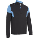 Callaway 1/4 Zip Colour Block Pullover - Caviar