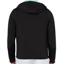 Callaway 1/4 Zip Mixed Media Technical Hoodie - Caviar