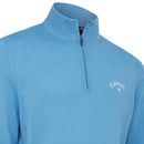 Callaway 1/4 Zipped Blended Merino Sweater - Malibu Blue