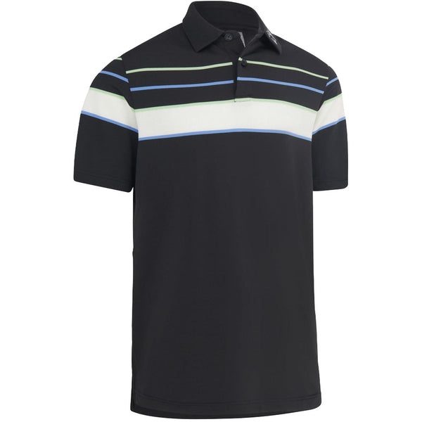 Callaway Resort Ventilated Shoulder Block Polo Shirt - Caviar
