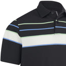 Callaway Resort Ventilated Shoulder Block Polo Shirt - Caviar