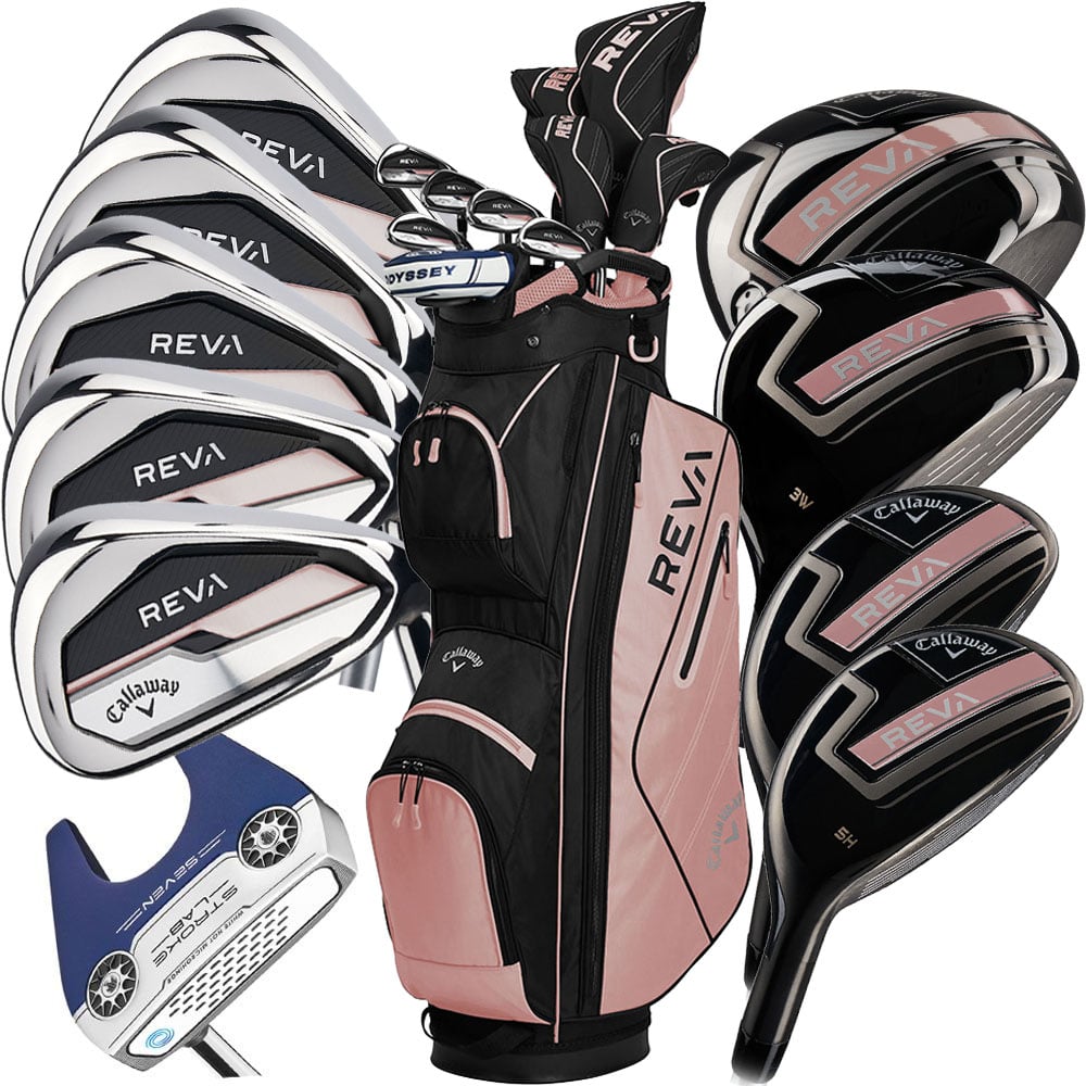 CALLAWAY REVA パッケージセット ローズゴールド Callaway Women's REVA 11-Piece Complete Golf Set Rose Gold