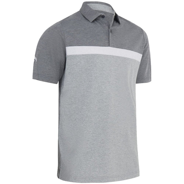 Callaway Soft Touch Colour Block Polo Shirt - Black Heather
