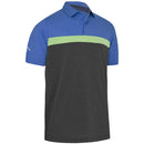 Callaway Soft Touch Colour Block Polo Shirt - Magnetic Blue Heather