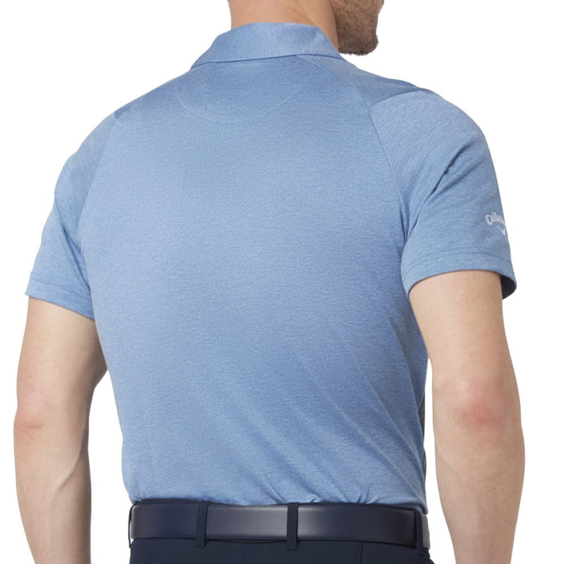 Callaway Soft Touch Colour Block Polo Shirt - Magnetic Blue Heather