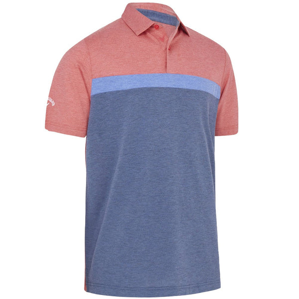 Callaway Soft Touch Colour Block Polo Shirt - Teaberry Heather