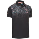 Callaway Splatter Paint Ombre Polo Shirt - Caviar