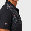 Callaway Splatter Paint Ombre Polo Shirt - Caviar