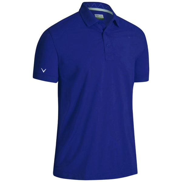 Callaway Swing Tech Solid Ribbed Polo Shirt - Limoges
