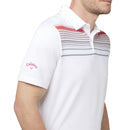 Callaway Energised Stripe Polo Shirt - Bright White