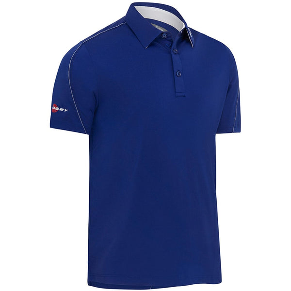 Callaway Stitched Colour Block Polo Shirt - Mazarine Blue