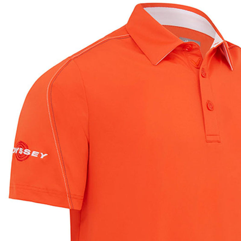 Callaway Stitched Colour Block Polo Shirt - Tigerlily