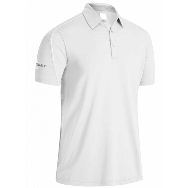 Callaway Stitched Colour Block Polo Shirt - Bright White