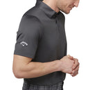 Callaway Swing Tech Solid Print Polo Shirt - Asphalt