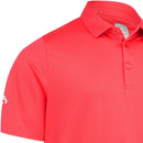 Callaway Swing Tech Solid Print Polo Shirt - Teaberry