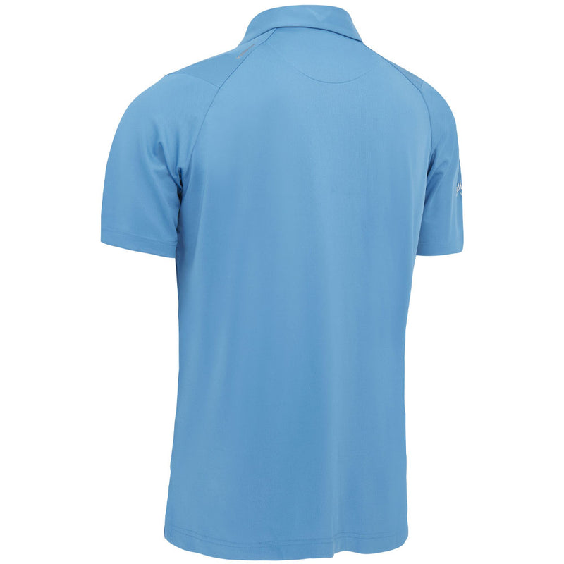 Callaway Swing Tech Solid Polo Shirt - Vallarta Blue