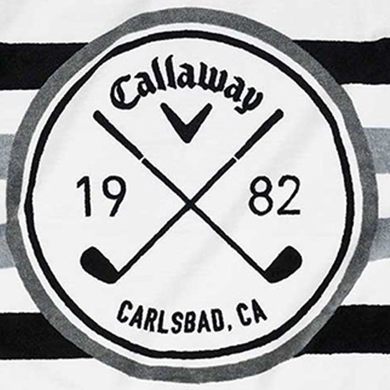 Callaway Tour Towel - White/Black/Charcoal